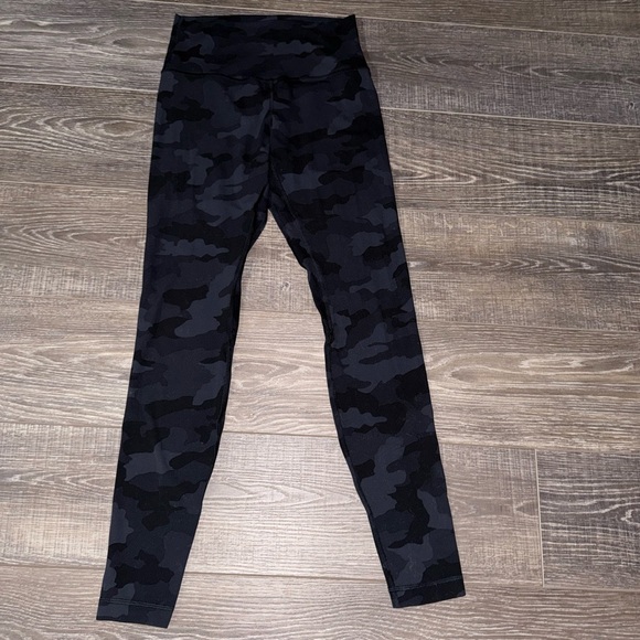 Rare Lululemon Align HR Heritage 365 Camo Deep Coal Multi 28” Size:6 - Picture 6 of 10